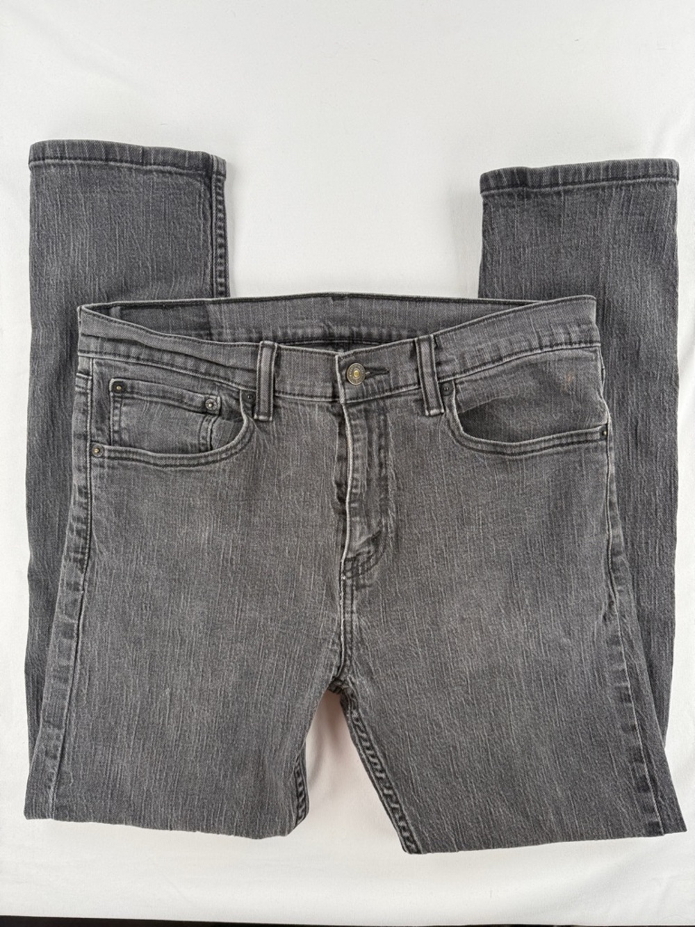 Levi's 508 Gray Slim Straight Denim Jeans